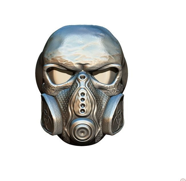 Toxic Skull Ring 3D print model_2