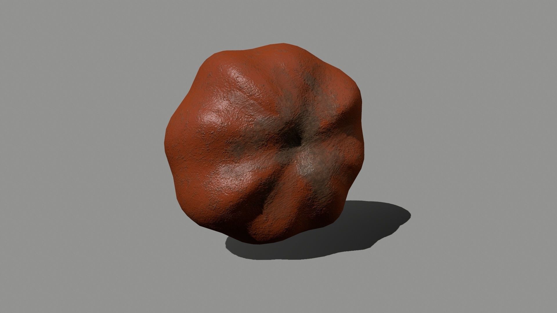 Halloween Set lantern Low-poly 3D model_9