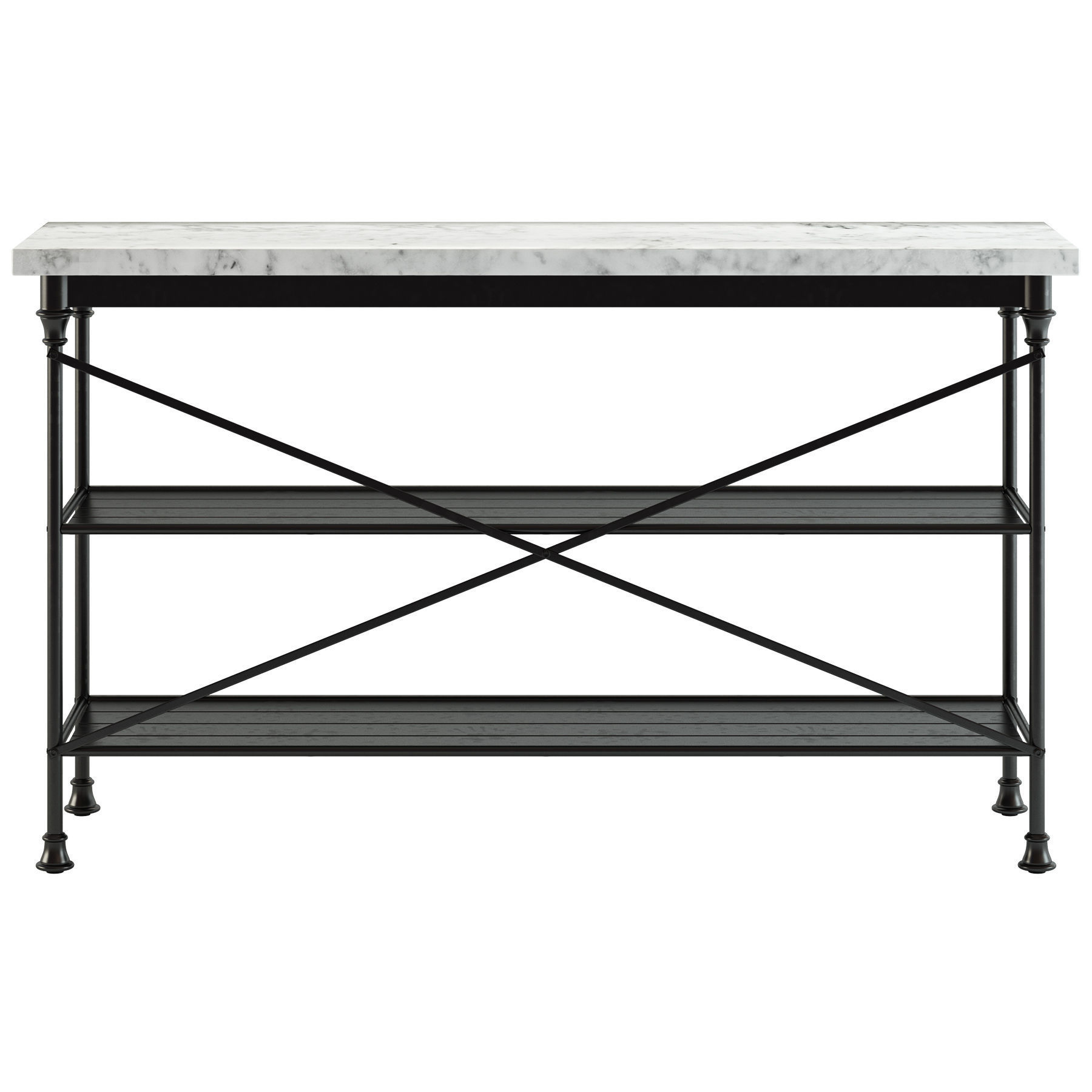 Crate and Barrel French Kitchen Bakers Rack 3D model_5