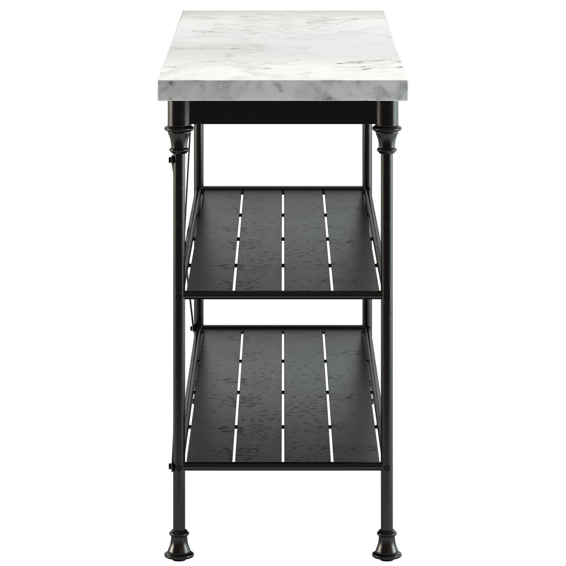 Crate and Barrel French Kitchen Bakers Rack 3D model_2