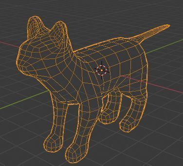 A Low Poly Cartoon Cat 3D model for Children 3D model_3