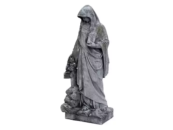 Funeral Sculpture Monument Virgin Mary
