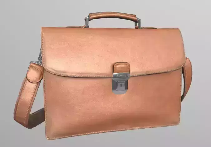 Katana briefcase Low-poly 3D model