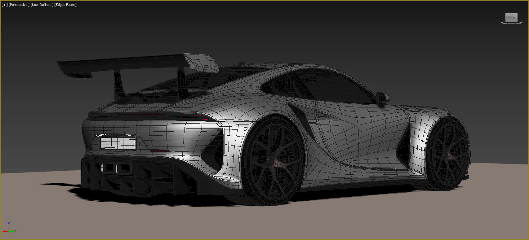 Porsche 911 GTE concept by emrEHusmen 3D model_9