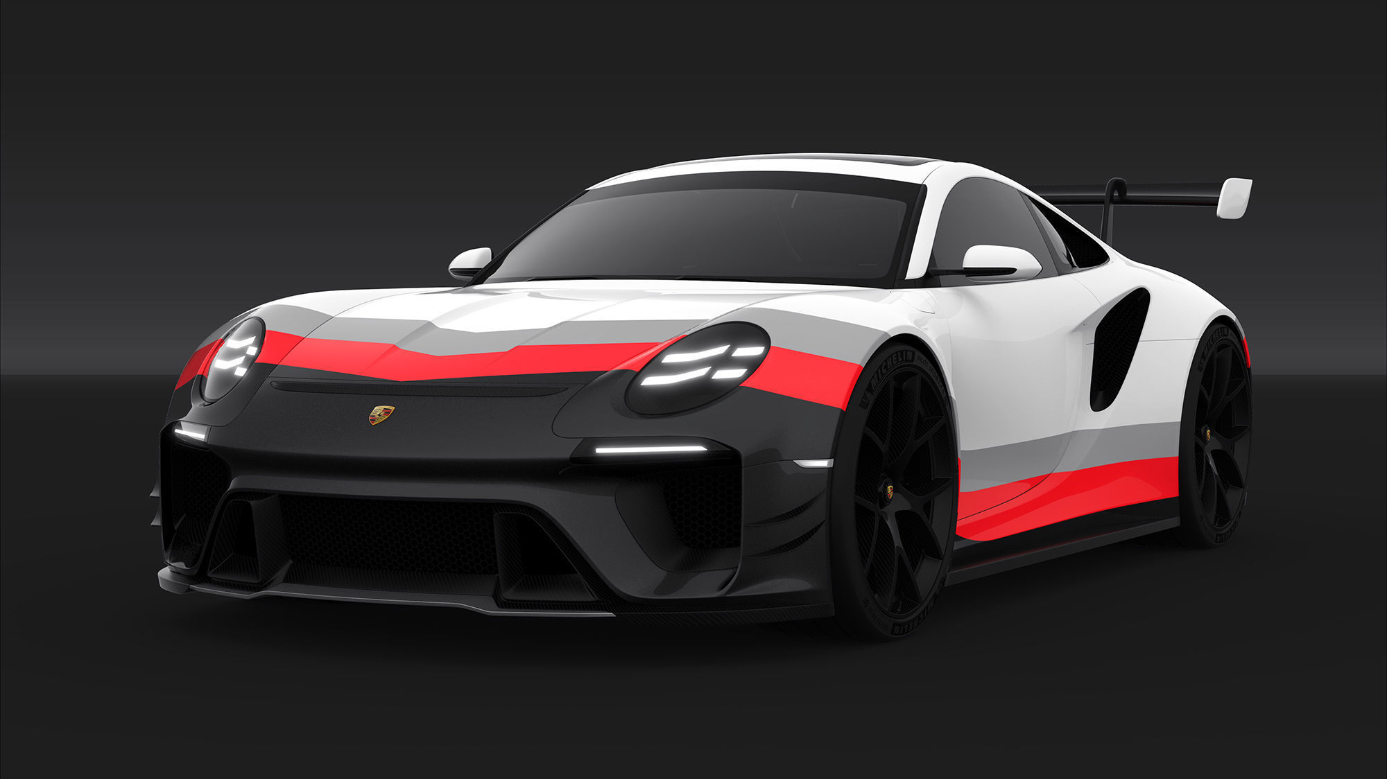 Porsche 911 GTE concept by emrEHusmen 3D model_27