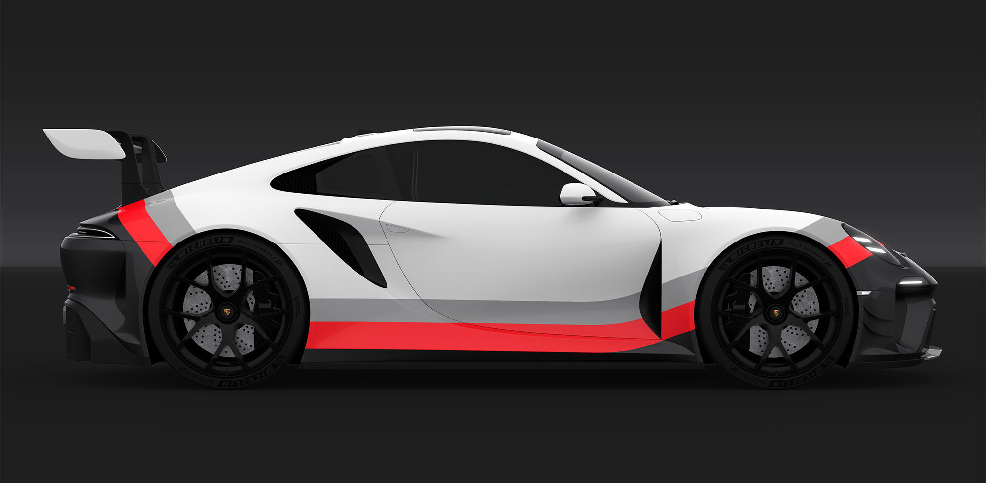 Porsche 911 GTE concept by emrEHusmen 3D model_28