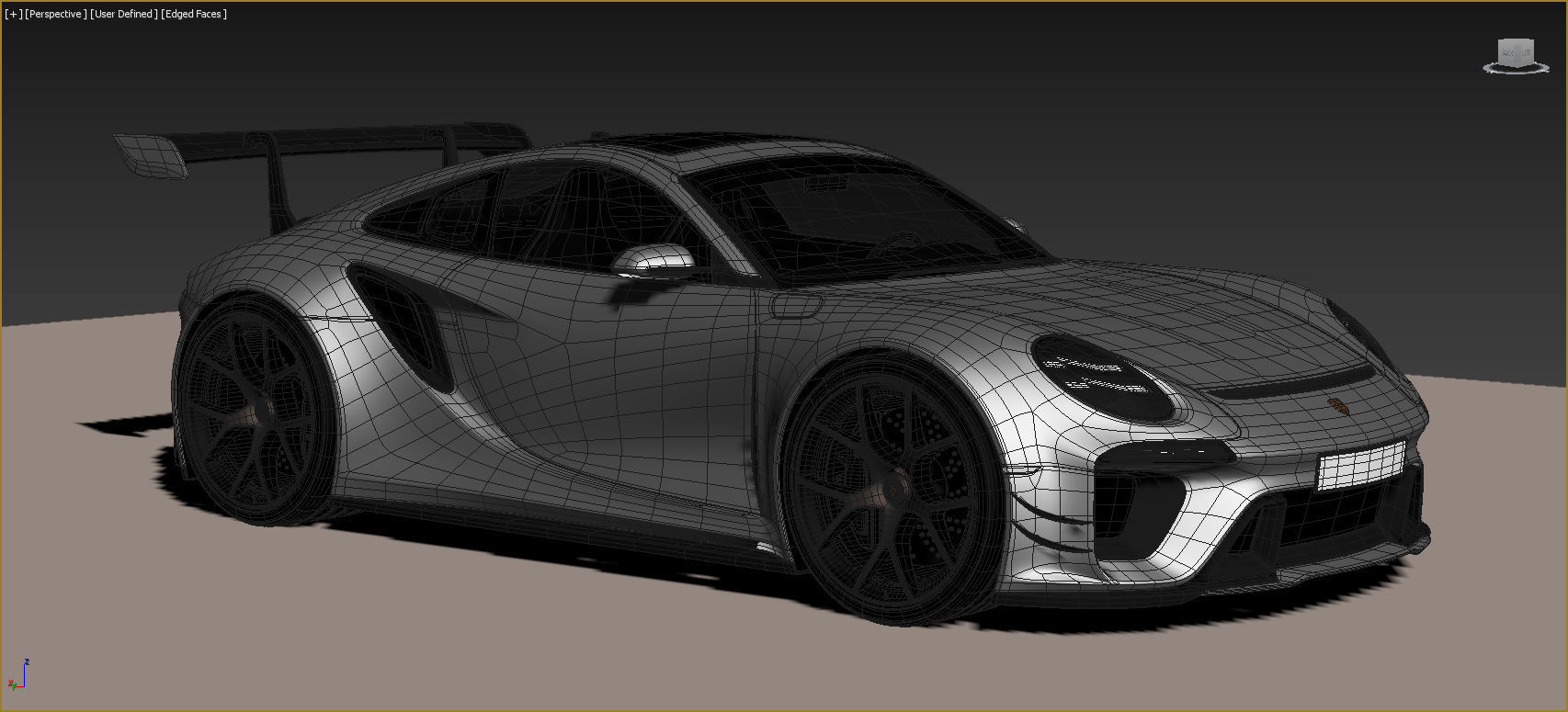 Porsche 911 GTE concept by emrEHusmen 3D model_3