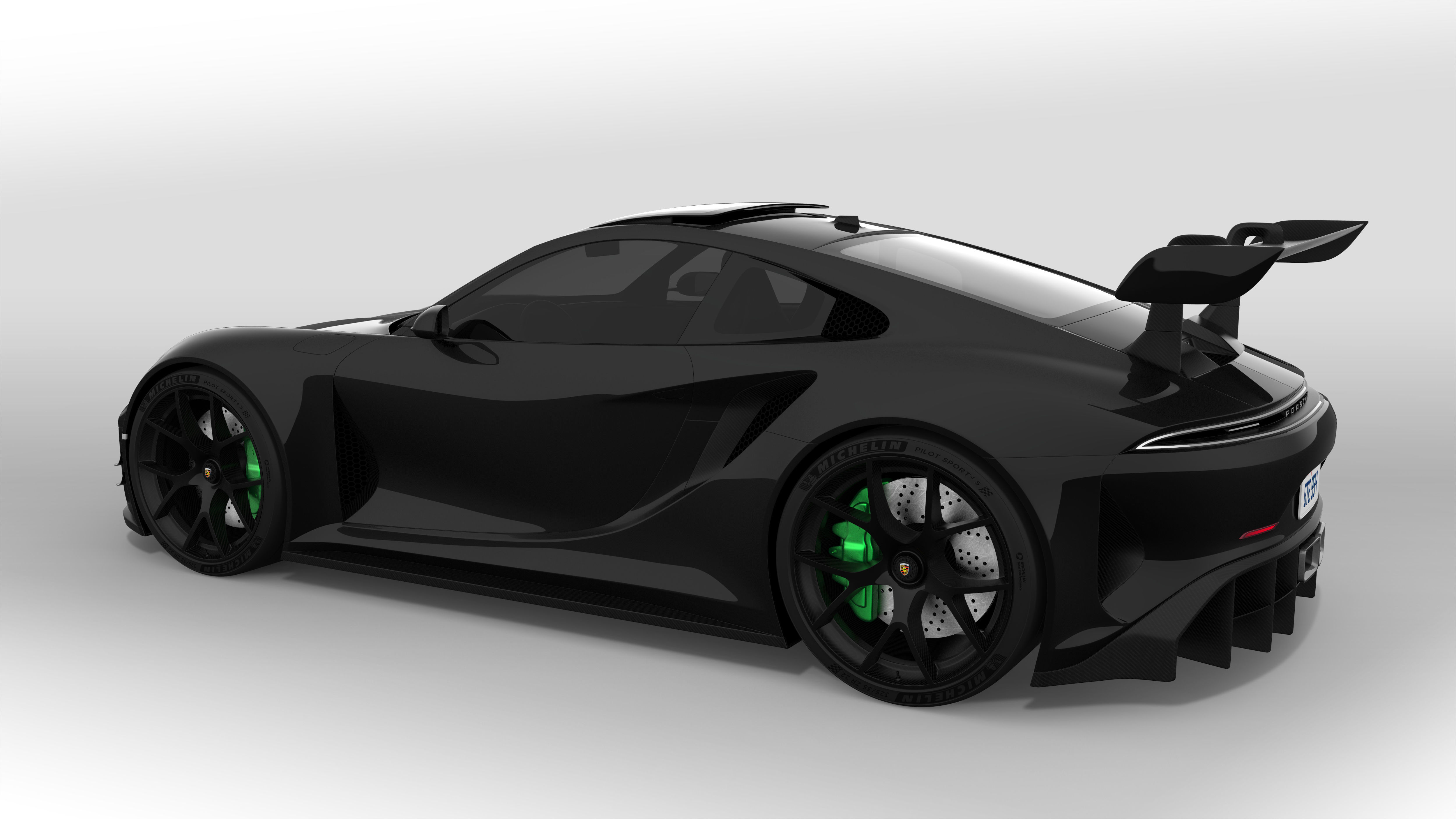 Porsche 911 GTE concept by emrEHusmen 3D model_35