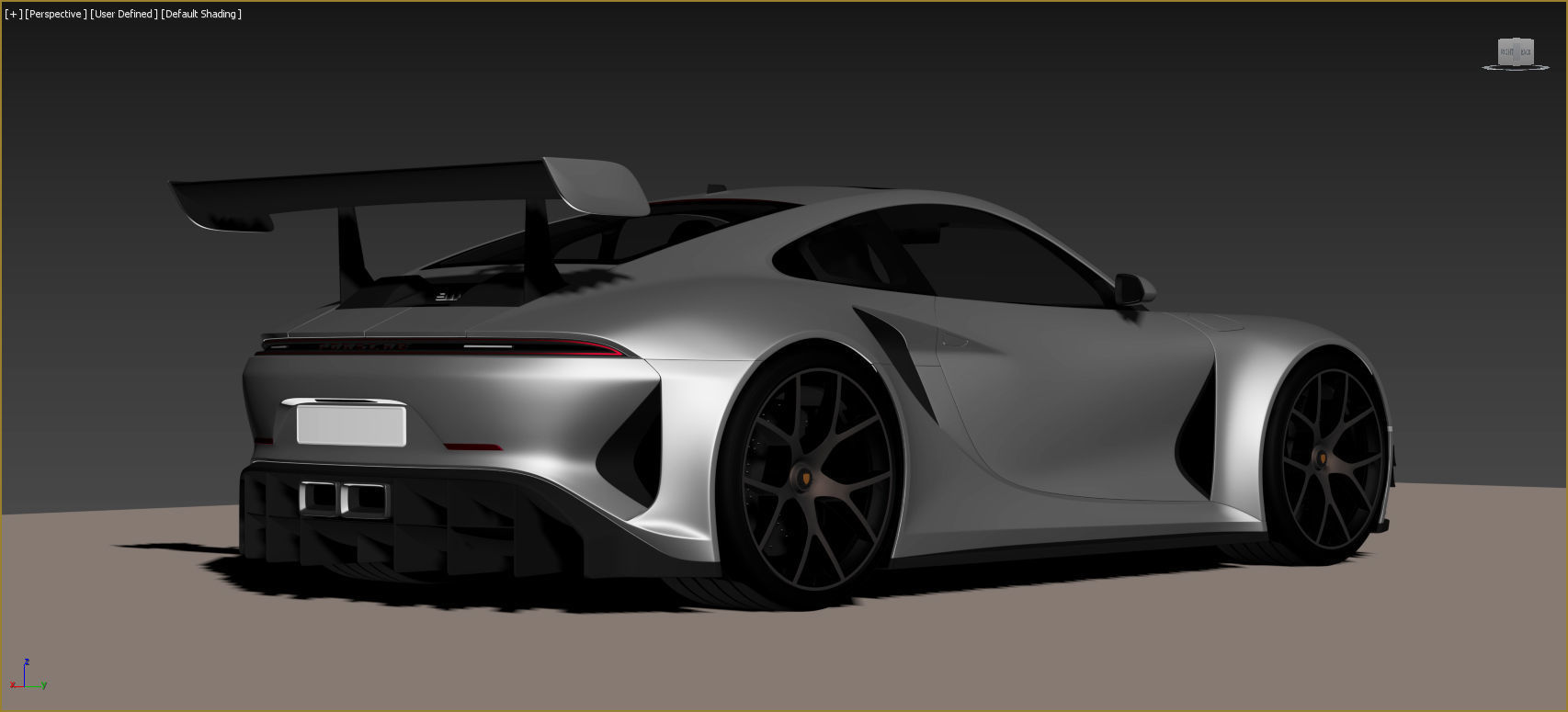 Porsche 911 GTE concept by emrEHusmen 3D model_7