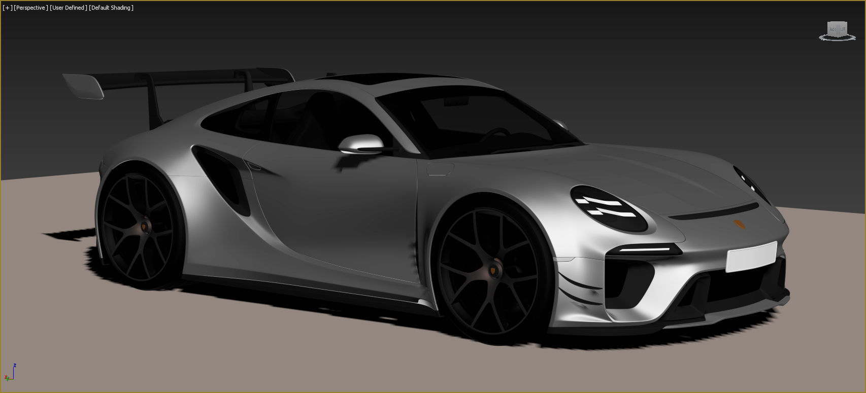 Porsche 911 GTE concept by emrEHusmen 3D model_1