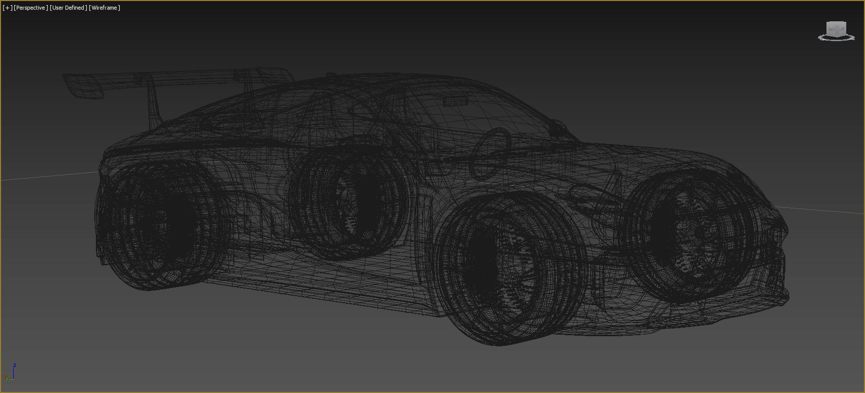 Porsche 911 GTE concept by emrEHusmen 3D model_2