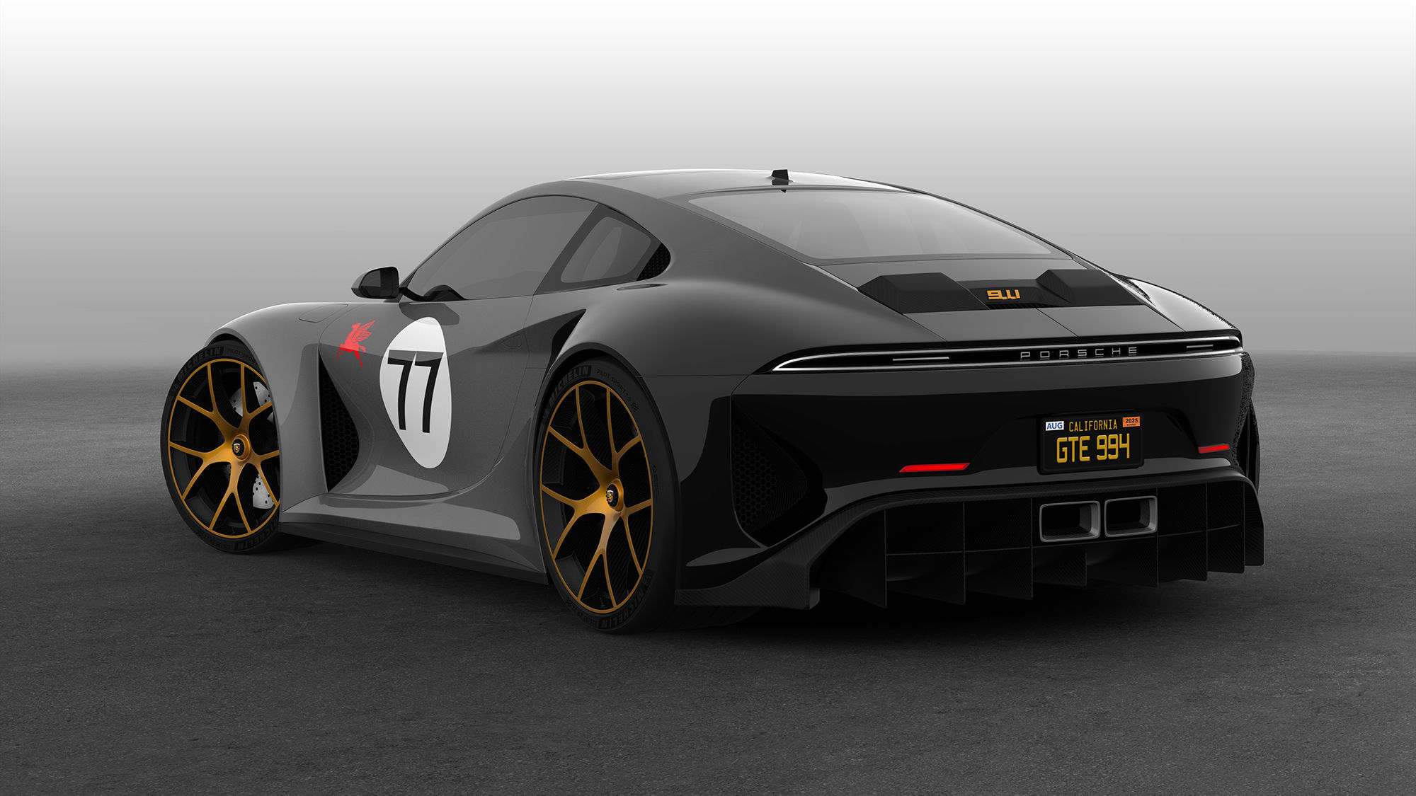 Porsche 911 GTE concept by emrEHusmen 3D model_26