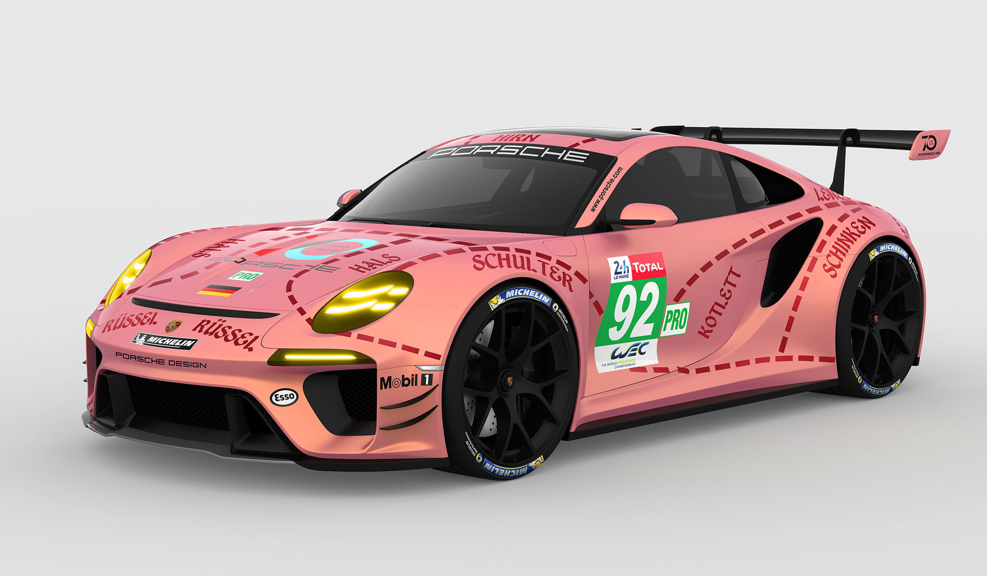 Porsche 911 GTE concept by emrEHusmen 3D model_22