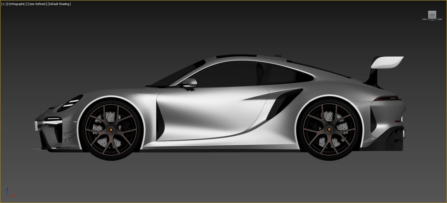 Porsche 911 GTE concept by emrEHusmen 3D model_4