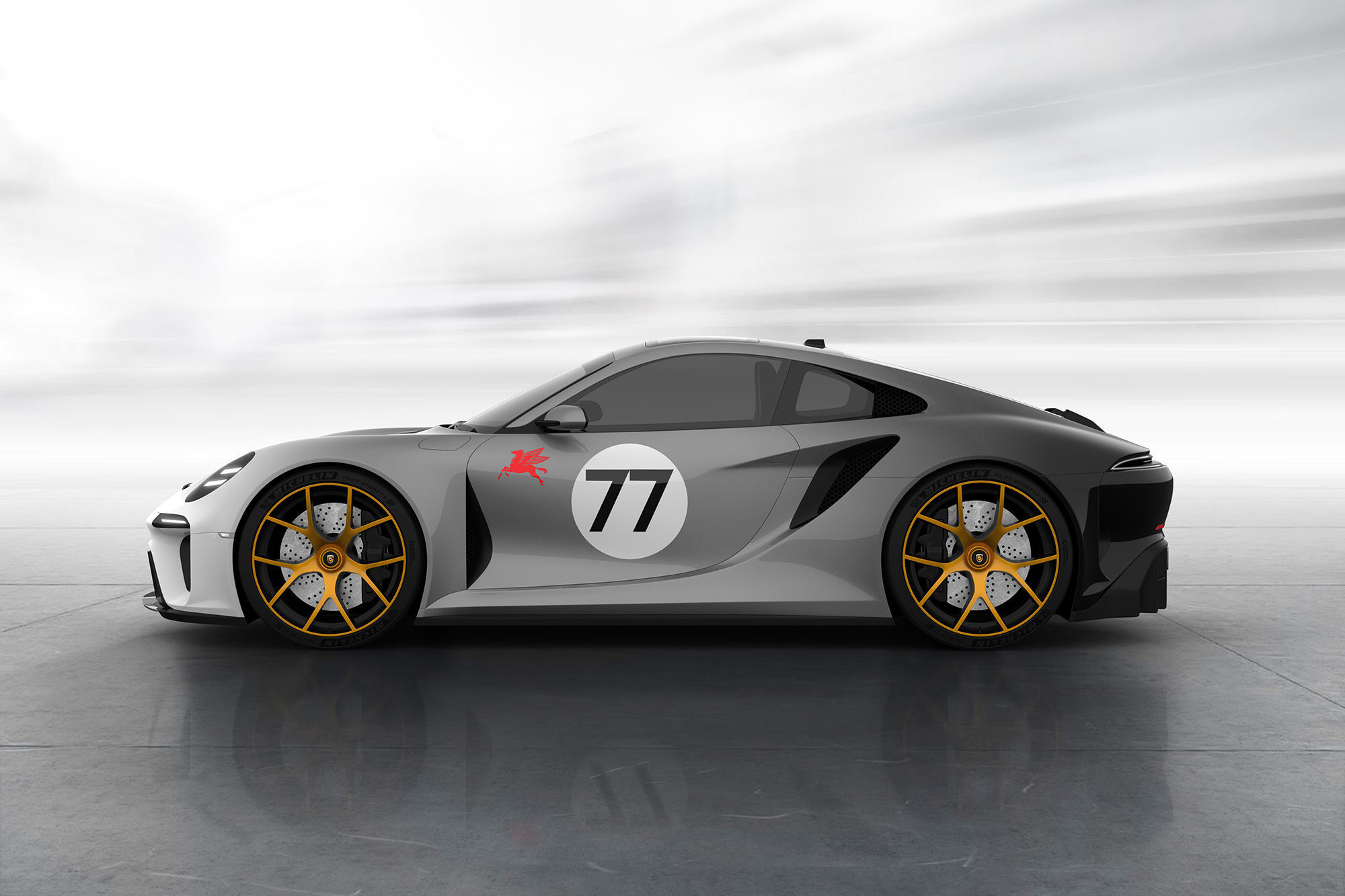 Porsche 911 GTE concept by emrEHusmen 3D model_25