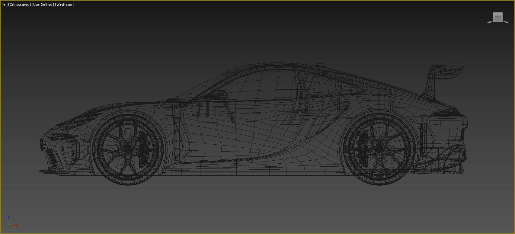 Porsche 911 GTE concept by emrEHusmen 3D model_5