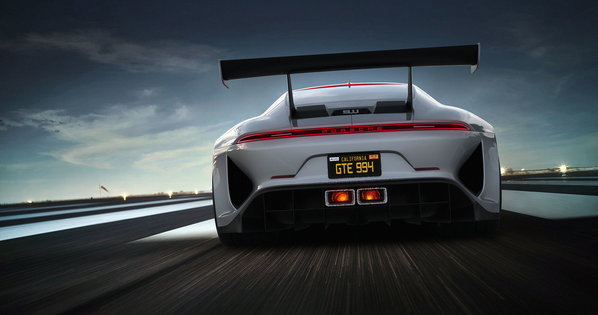 Porsche 911 GTE concept by emrEHusmen 3D model_13