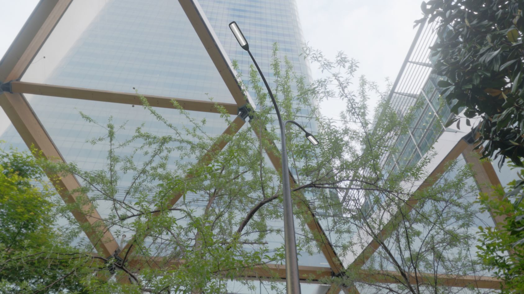 Street Light 11 version 16 10m with pole 4 Low-poly 3D model_17