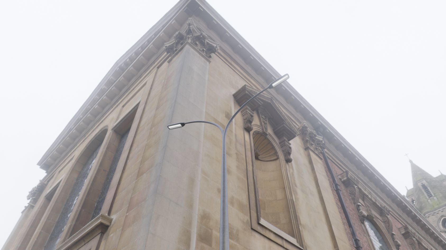 Street Light 11 version 16 10m with pole 4 Low-poly 3D model_39