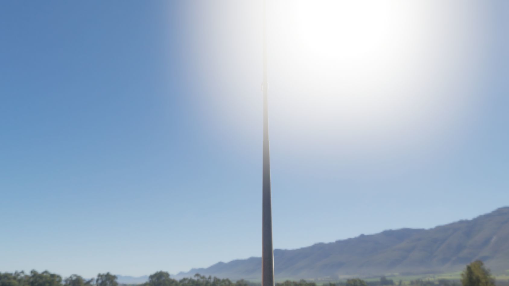 Street Light 11 version 16 10m with pole 4 Low-poly 3D model_95
