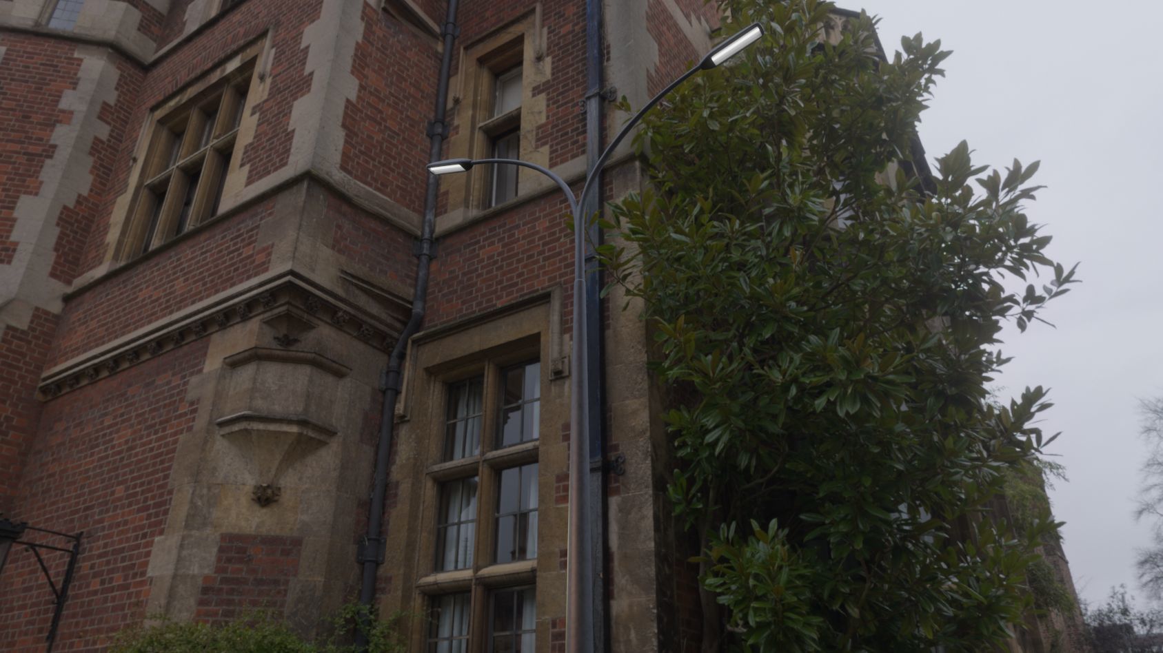 Street Light 11 version 16 10m with pole 4 Low-poly 3D model_24