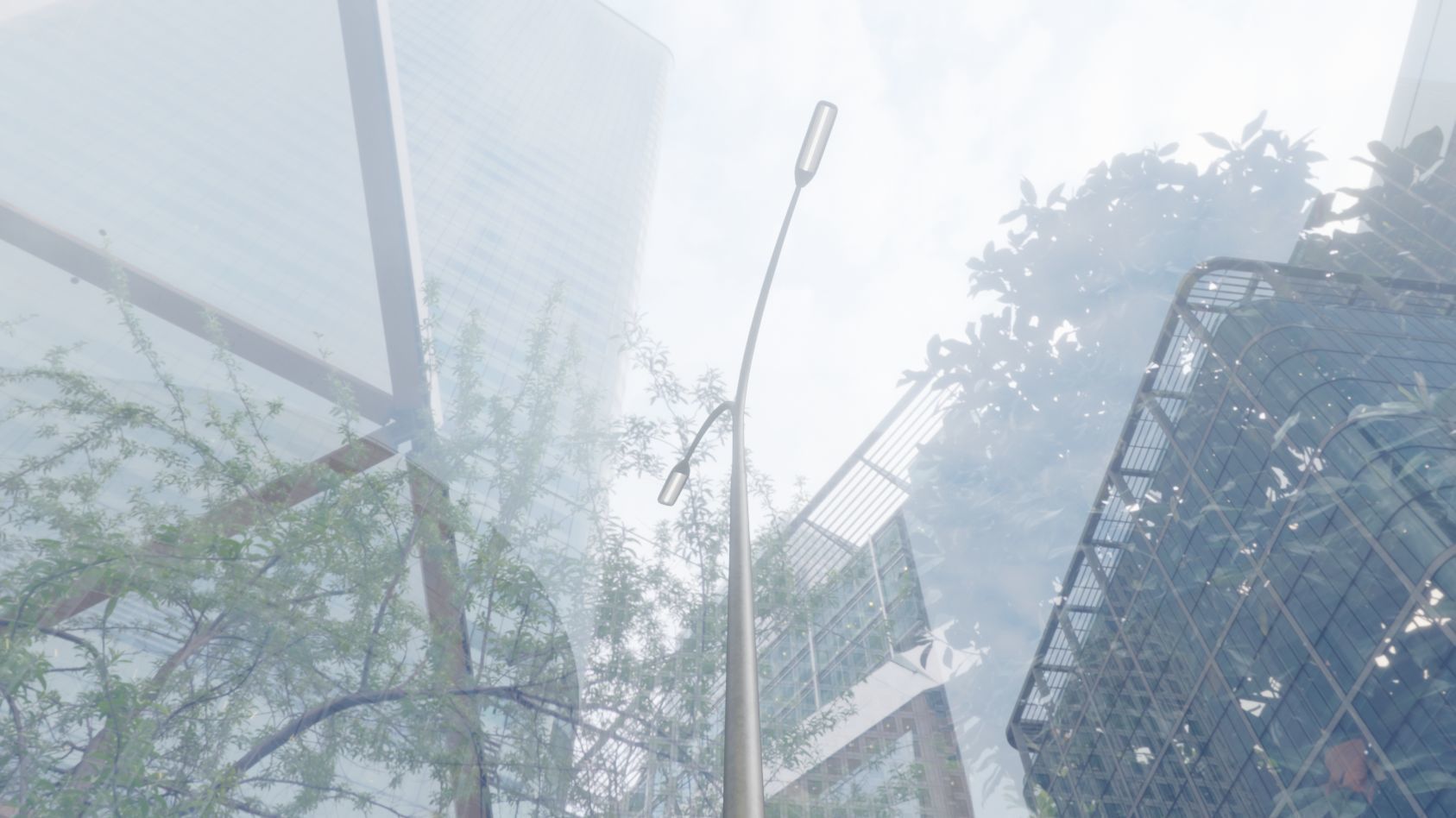 Street Light 11 version 16 10m with pole 4 Low-poly 3D model_43