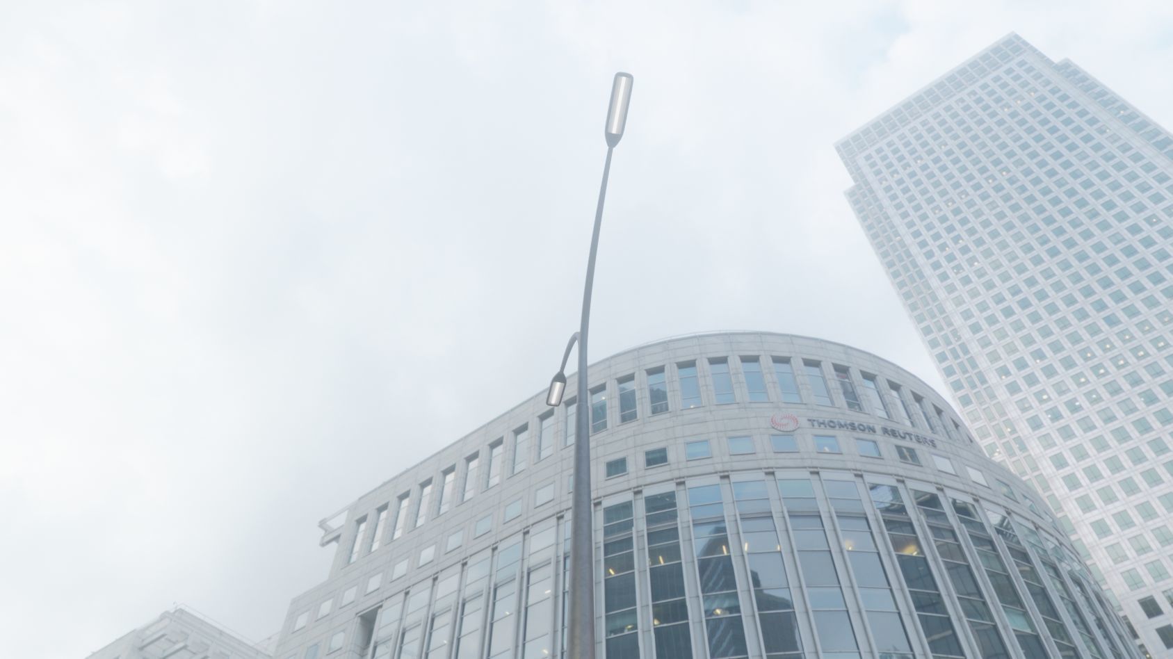 Street Light 11 version 16 10m with pole 4 Low-poly 3D model_78