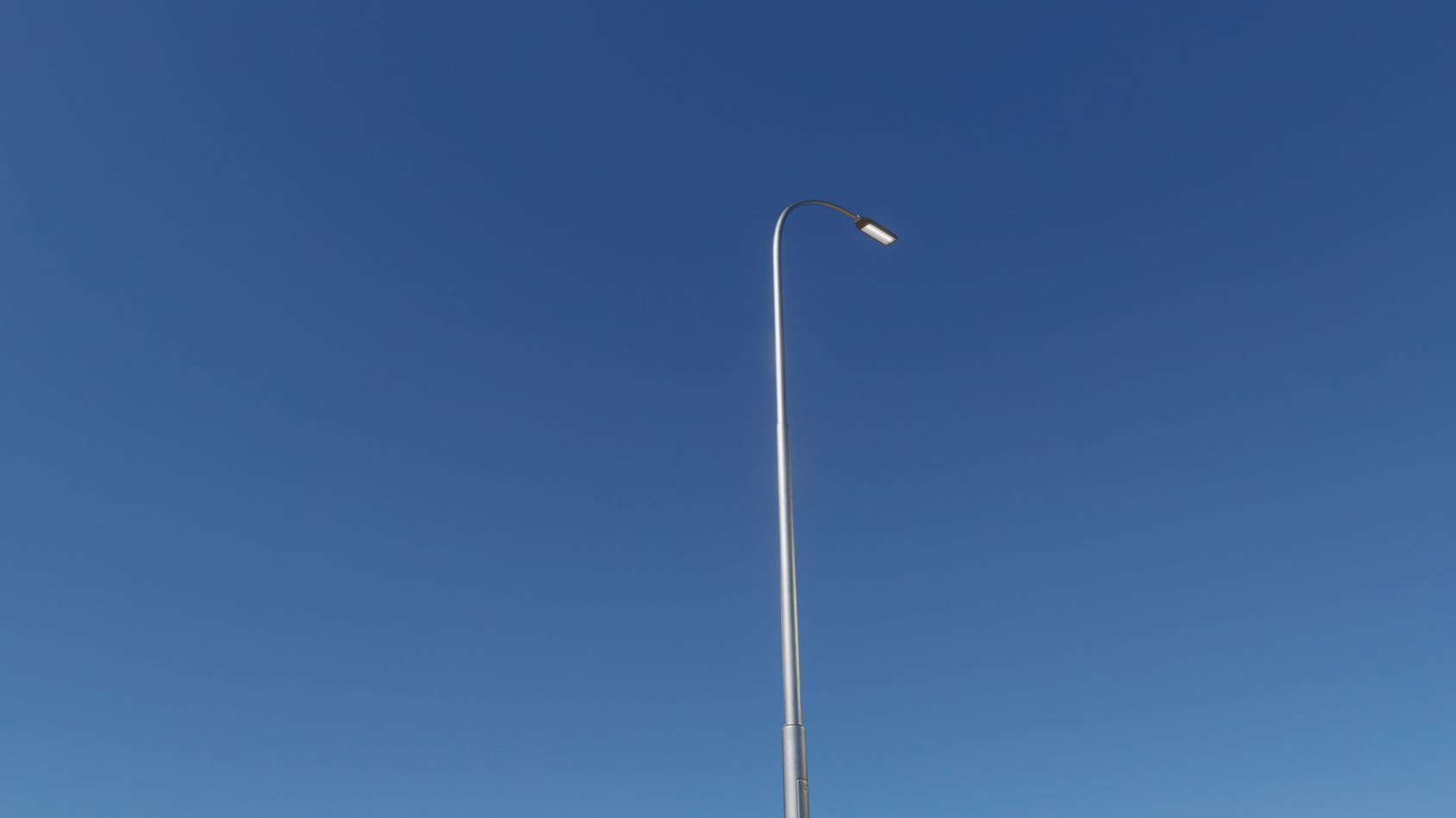 Street Light 11 version 15 10m with pole 1 Low-poly 3D model_1