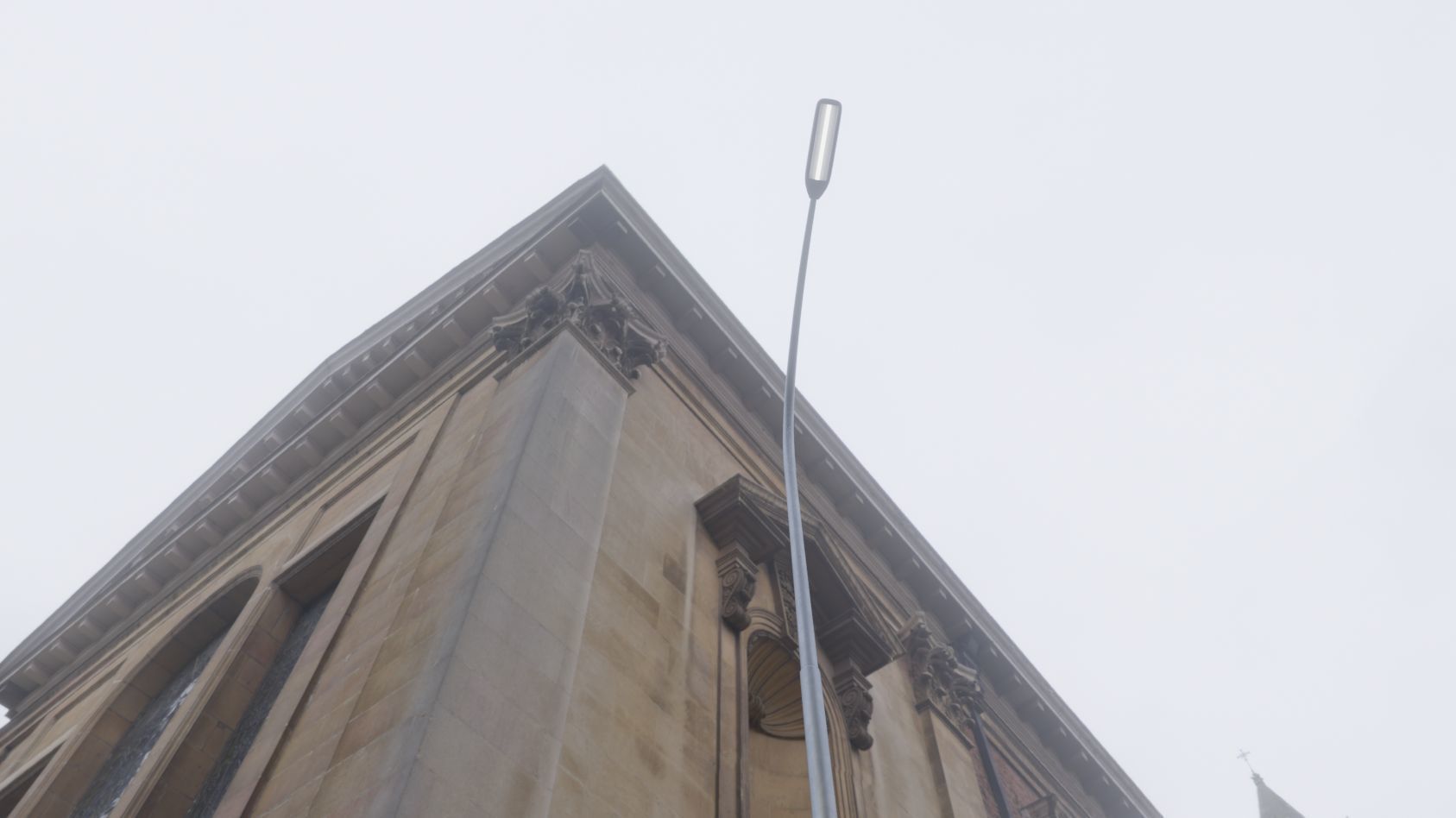 Street Light 11 version 15 10m with pole 1 Low-poly 3D model_79