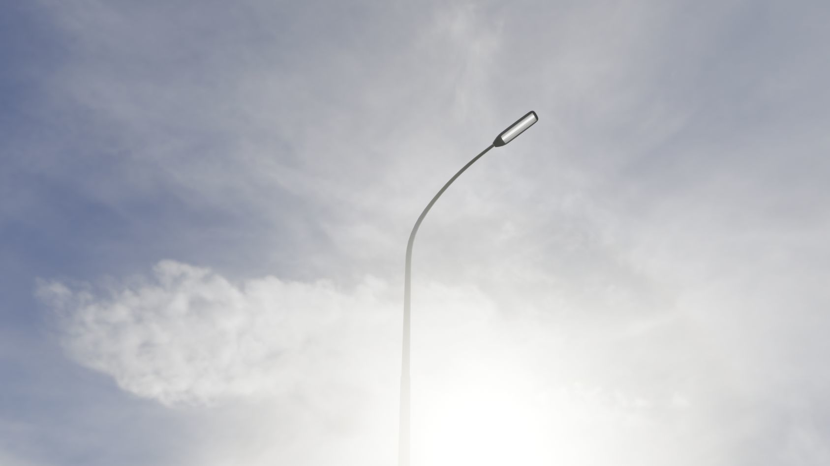 Street Light 11 version 15 10m with pole 1 Low-poly 3D model_74