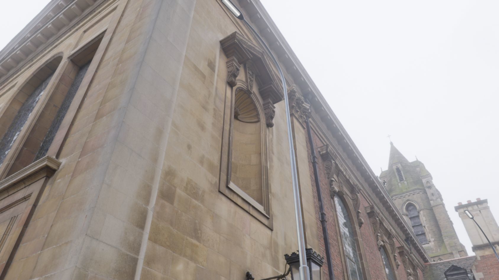 Street Light 11 version 15 10m with pole 1 Low-poly 3D model_19