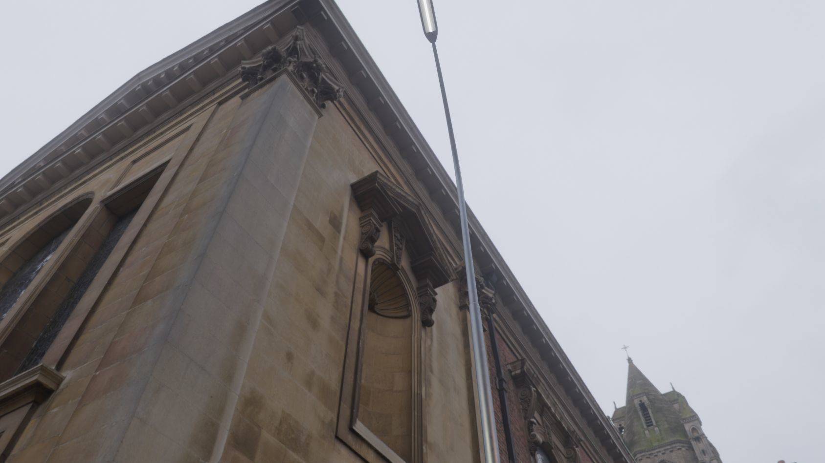 Street Light 11 version 15 10m with pole 1 Low-poly 3D model_49