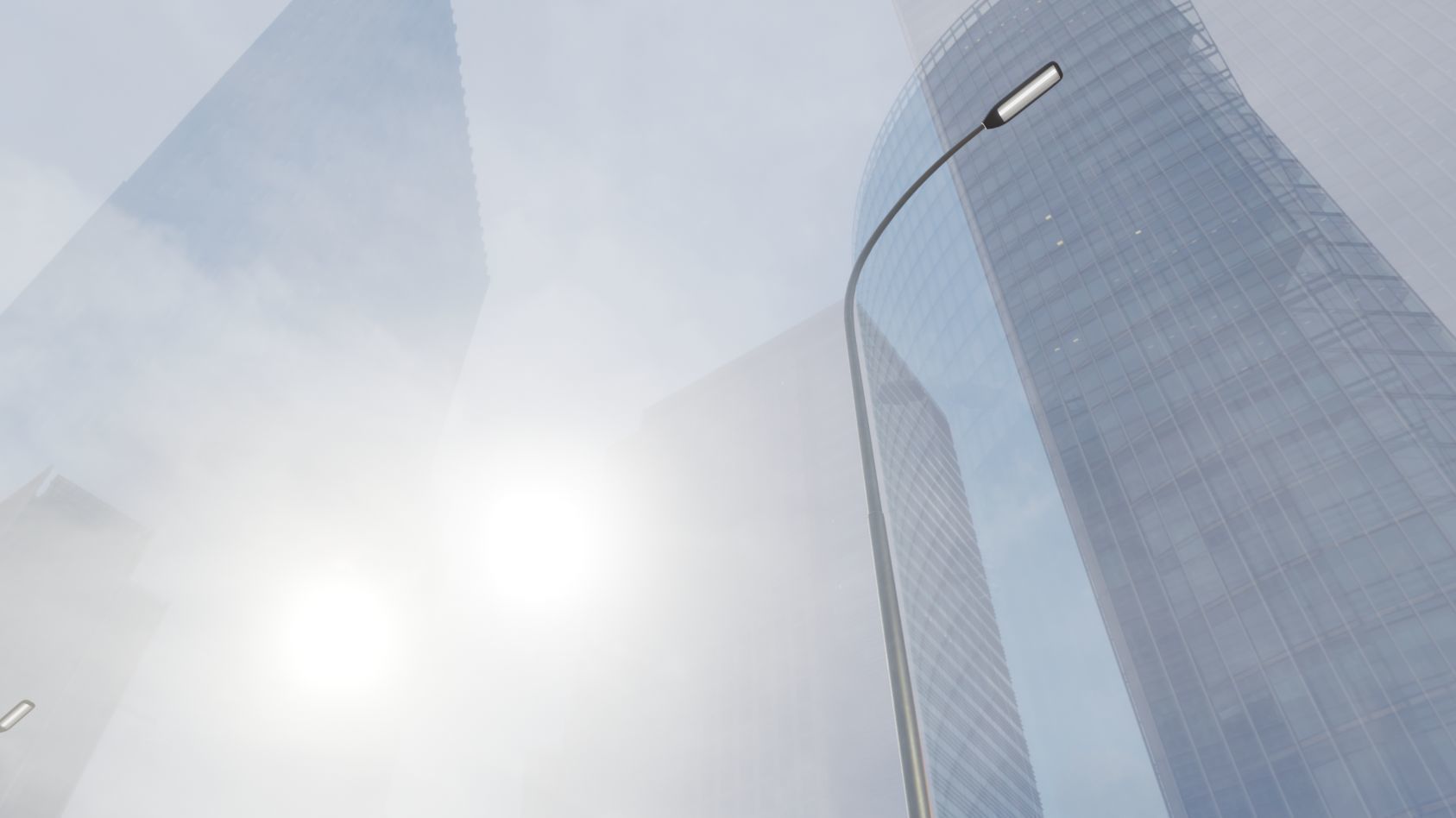 Street Light 11 version 15 10m with pole 1 Low-poly 3D model_39