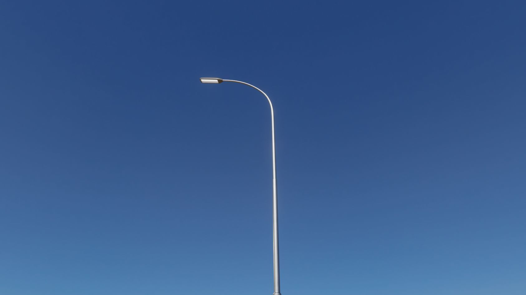 Street Light 11 version 15 10m with pole 1 Low-poly 3D model_90