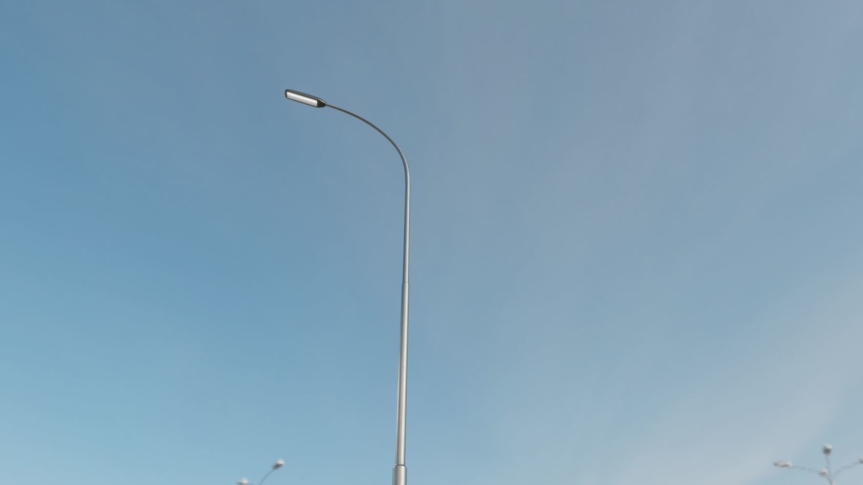 Street Light 11 version 15 10m with pole 1 Low-poly 3D model_56