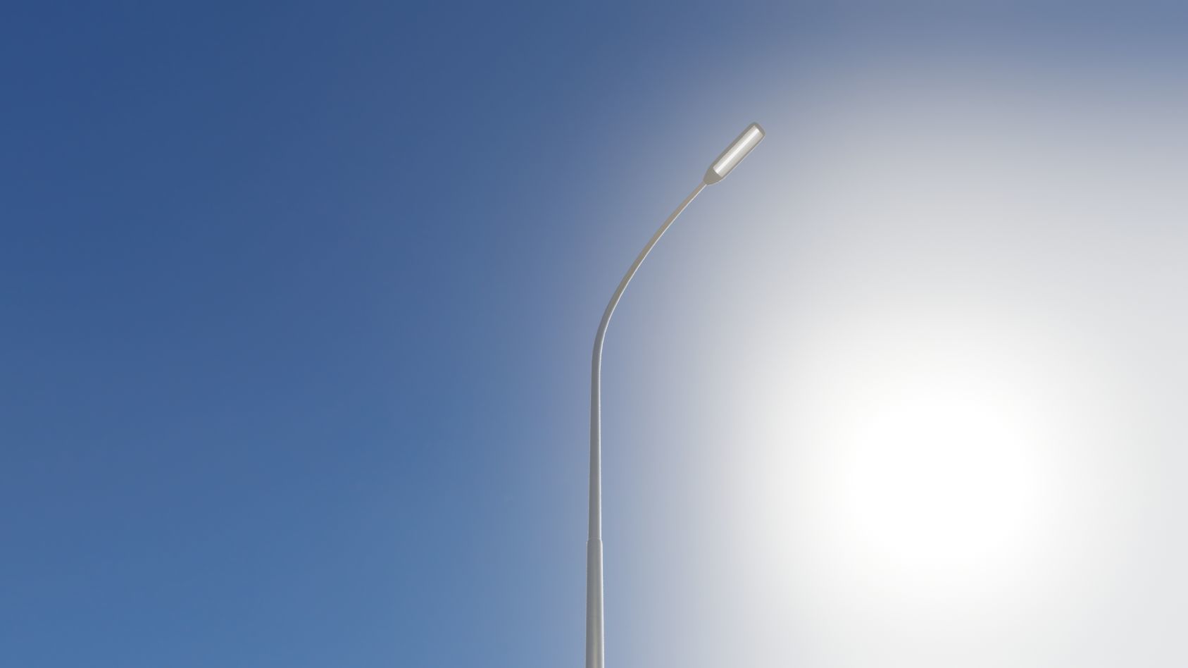 Street Light 11 version 15 10m with pole 1 Low-poly 3D model_75