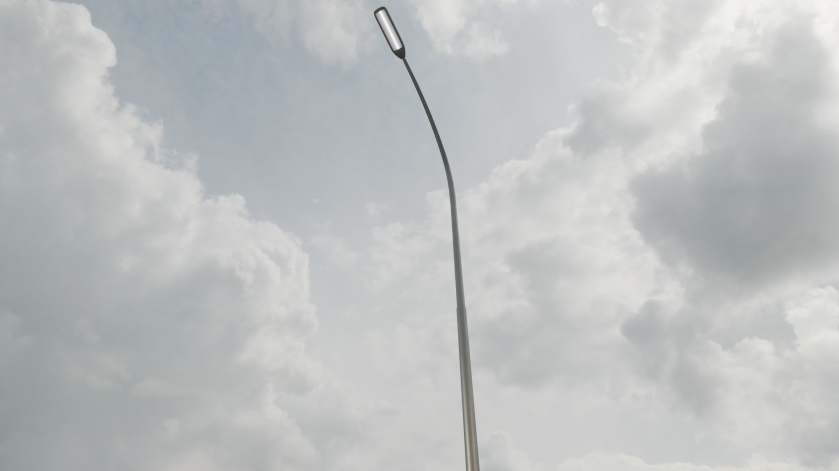 Street Light 11 version 15 10m with pole 1 Low-poly 3D model_51