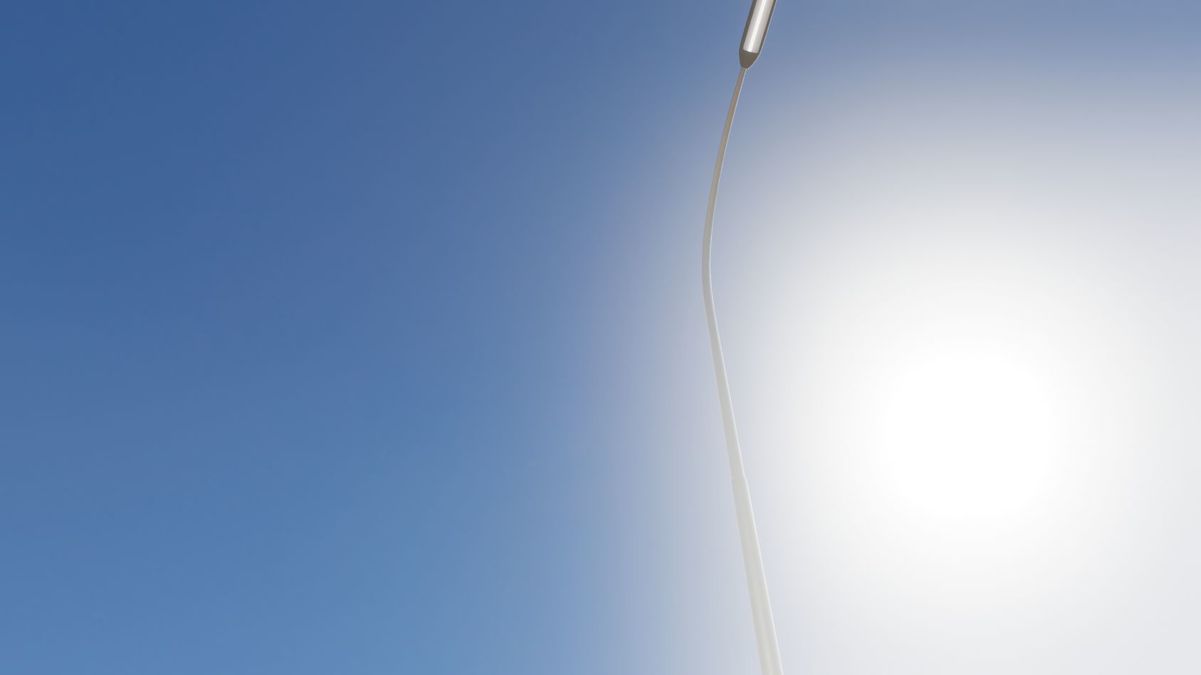 Street Light 11 version 15 10m with pole 1 Low-poly 3D model_45