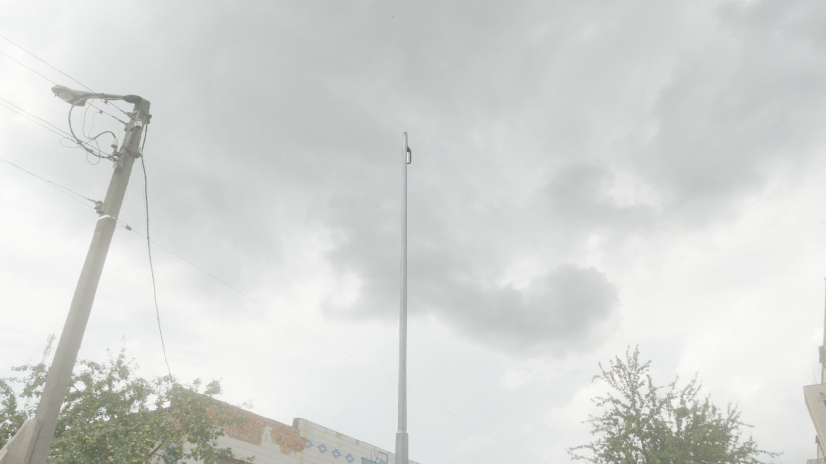 Street Light 11 version 15 10m with pole 1 Low-poly 3D model_96