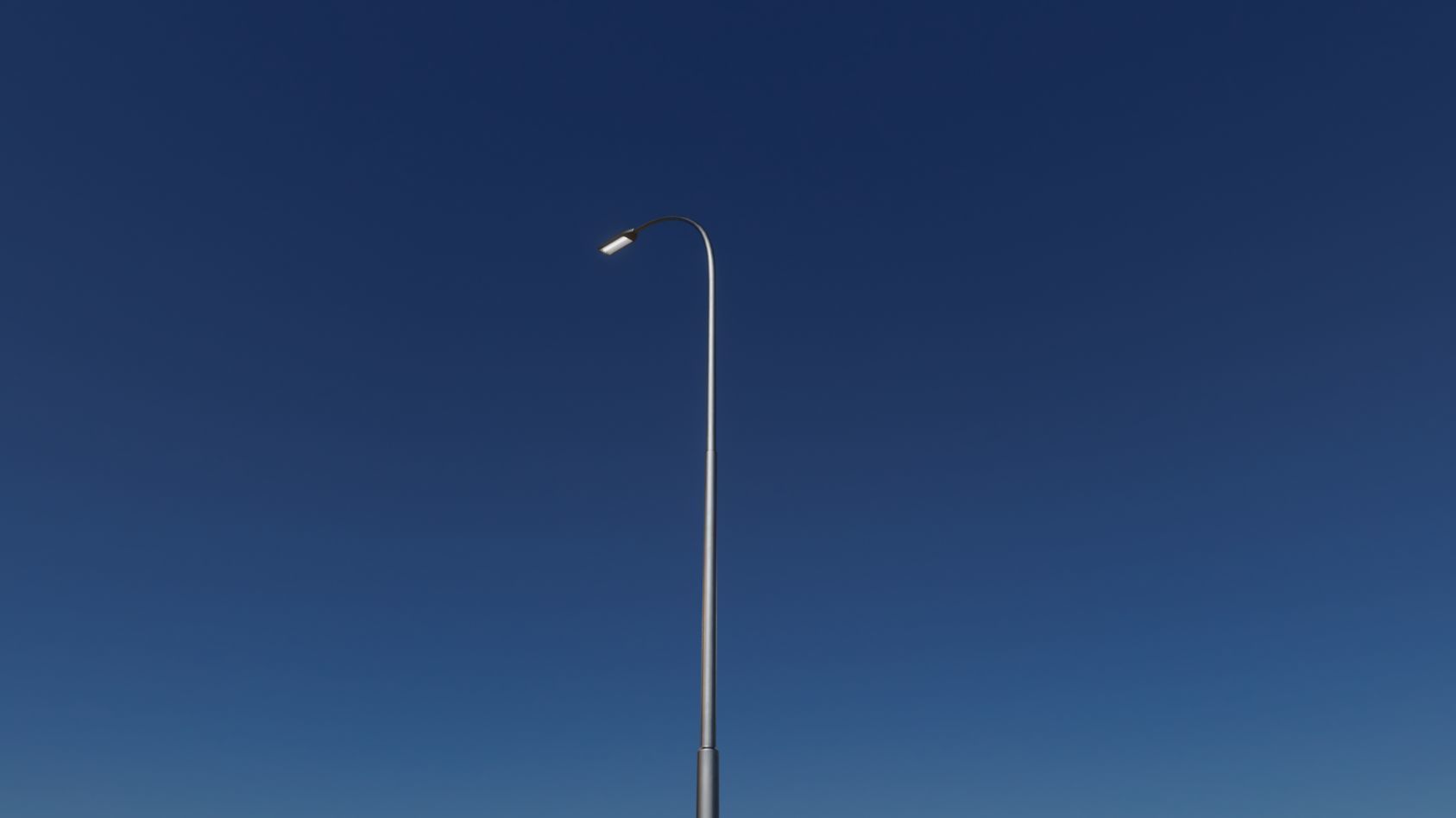 Street Light 11 version 15 10m with pole 1 Low-poly 3D model_60