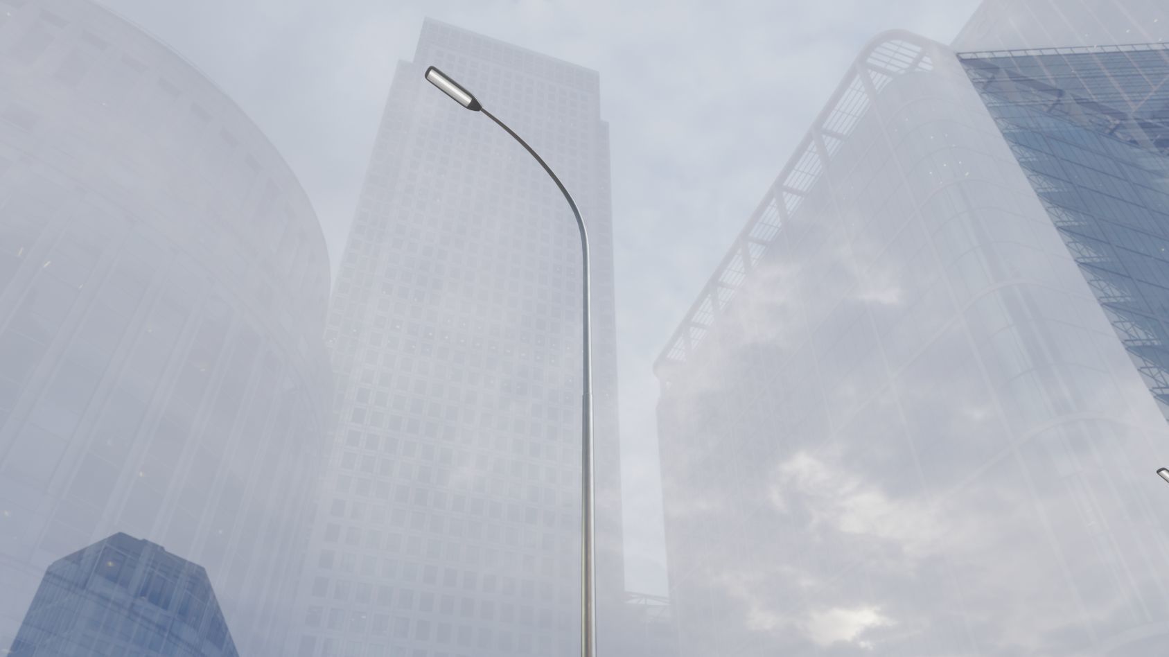 Street Light 11 version 15 10m with pole 1 Low-poly 3D model_54