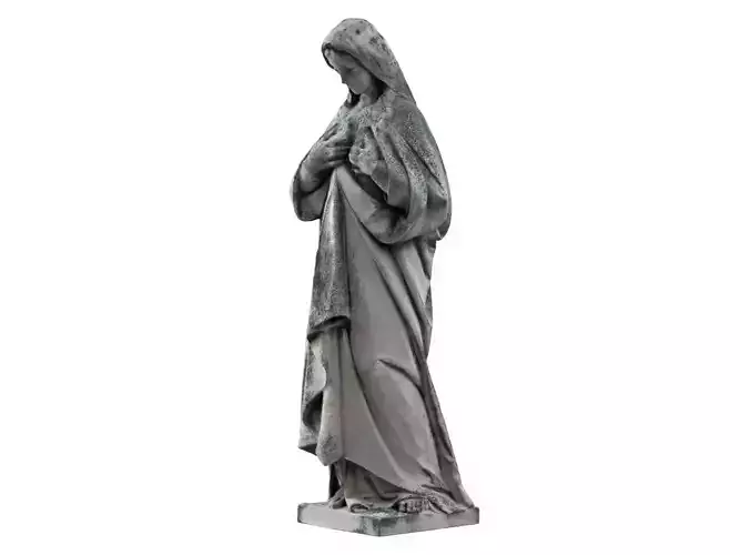 Virgin Mary Funeral Sculpture Monument 