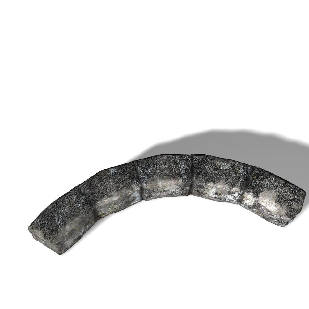 Stone 002 Low-poly 3D model_3