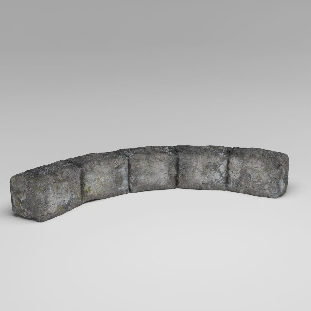 Stone 002 Low-poly 3D model_7