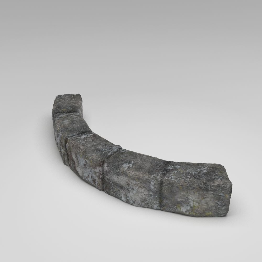 Stone 002 Low-poly 3D model_9