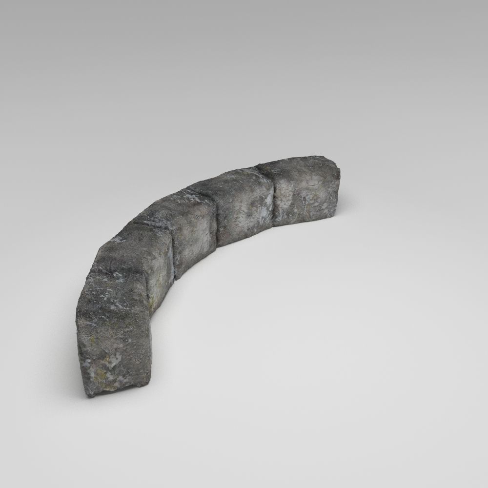 Stone 002 Low-poly 3D model_8