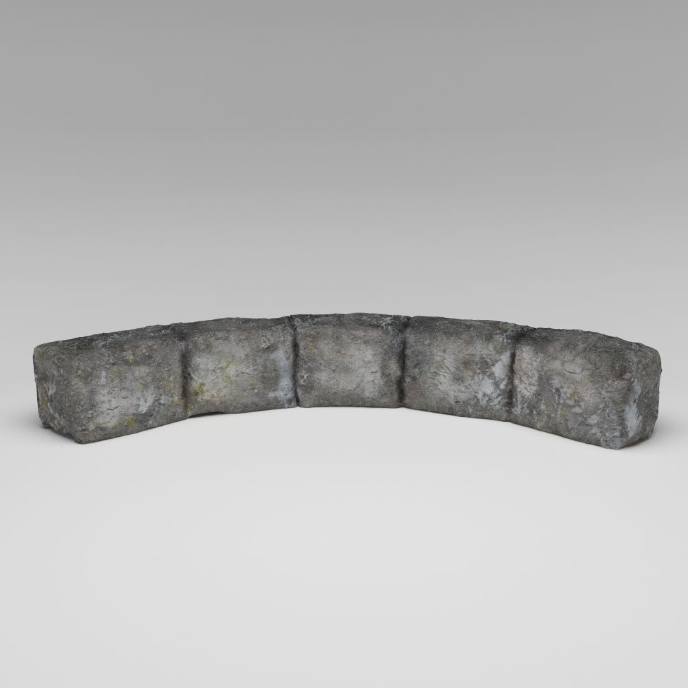 Stone 002 Low-poly 3D model_6
