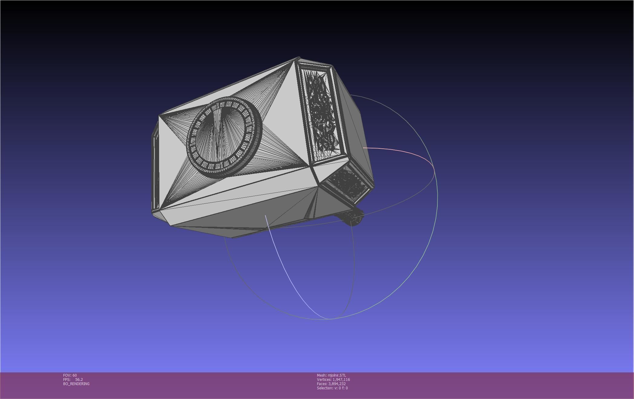 Thor Mjolnir Hammer Basic Printable Assembly 3D print model_69