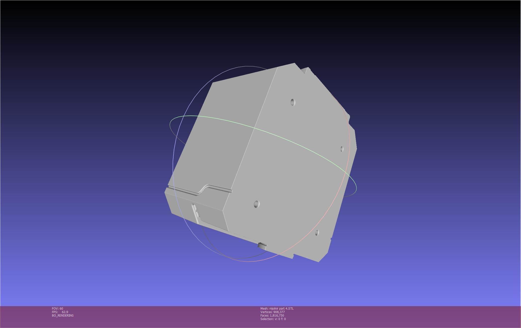 Thor Mjolnir Hammer Basic Printable Assembly 3D print model_147