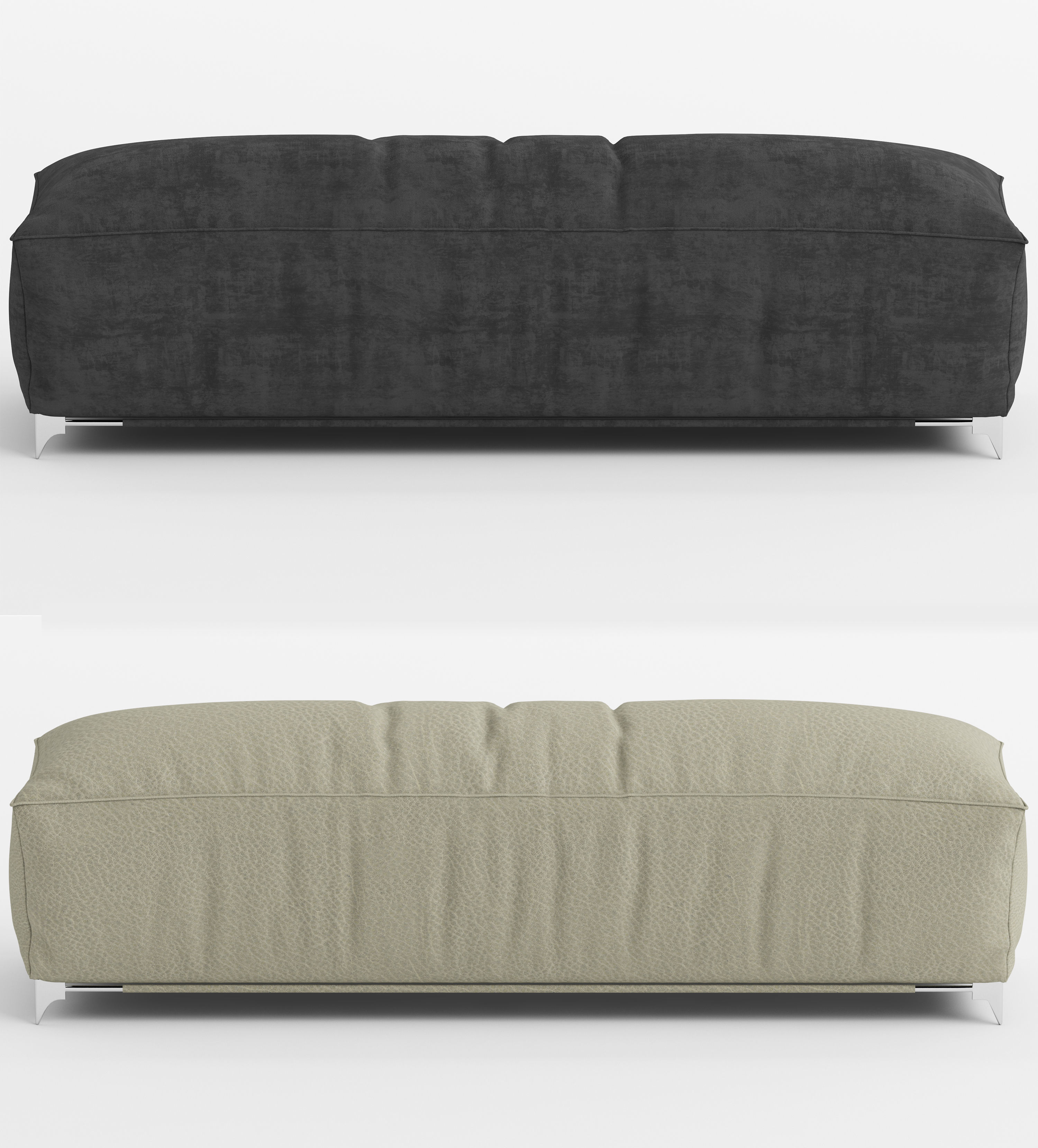 Pouf couch 3D model_10